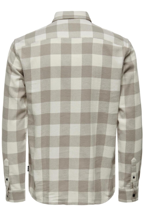 Only & Sons beige heren overhemd