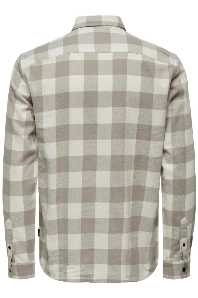 Only & Sons beige heren overhemd