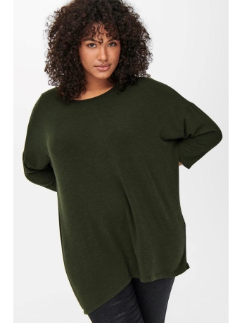 Only Carmakoma T-shirt CARLAMOUR 3/4 TOP JRS NOOS 15229806 Kalamata