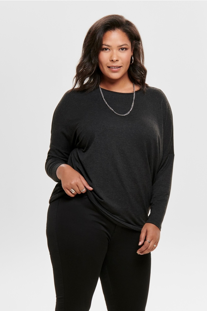 CARCARMA L/S LONG TOP NOOS 15193626 Black