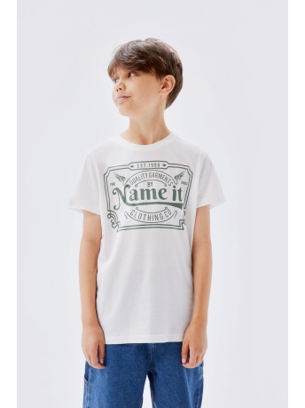 Name It T-shirt NKMNOGO SS TOP NOOS 13224807 White Alyssum