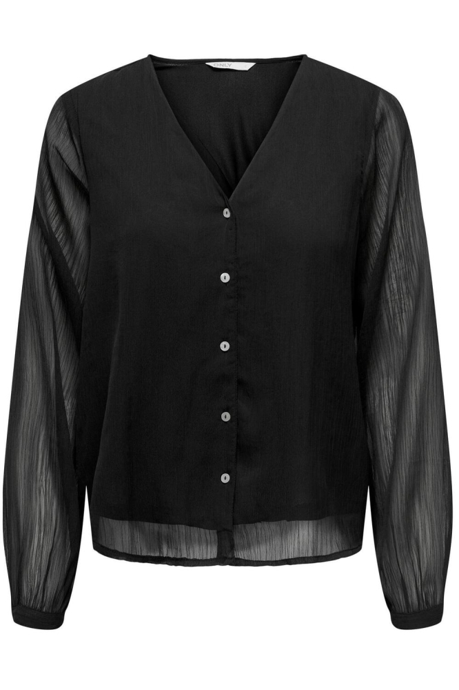 ONLLUNA L/S V-NECK TOP NOOS PTM 15286738 BLACK