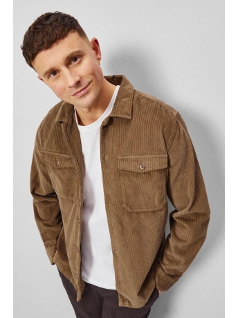 Jack & Jones Overhemd JJEDALLAS CORDUROY OVERSHIRT LS SN 12235991 OTTER