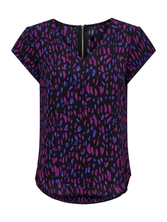 Only T-shirt ONLVALERINA S/S V-NECK TOP CS PTM 15321964 CLOVER