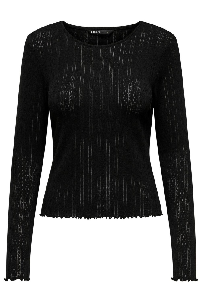 ONLCARLOTTA L/S TOP JRS 15291987 Black