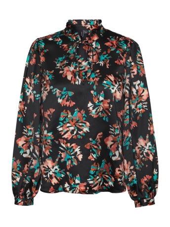 Vero Moda Blouse VMCANA L/S TOP WVN BTQ 10292815 Black/CANA