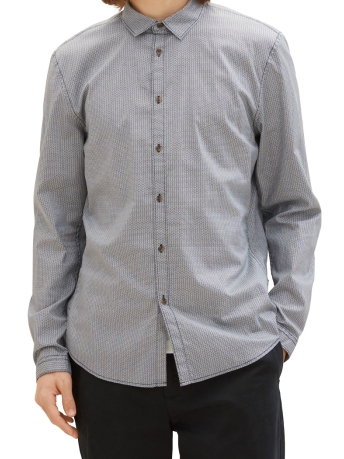 Tom Tailor Overhemd FITTED PRINTED SHIRT 1039794XX12 30272
