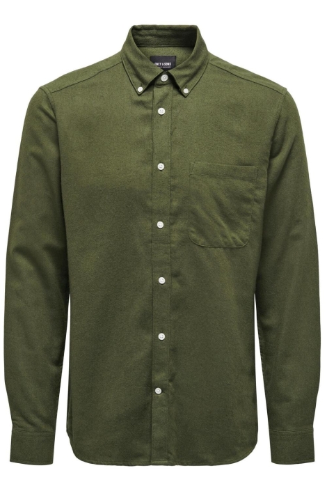 Only & Sons groene heren overhemd