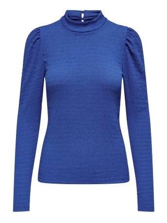 Only T-shirt ONLMADELINA L/S PUFF TOP CC JRS 15311814 DAZZLING BLUE
