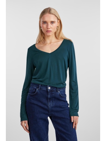 Pieces T-shirt PCKAMALA NEW LS TOP NOOS BC 17114858 Reflecting Pond