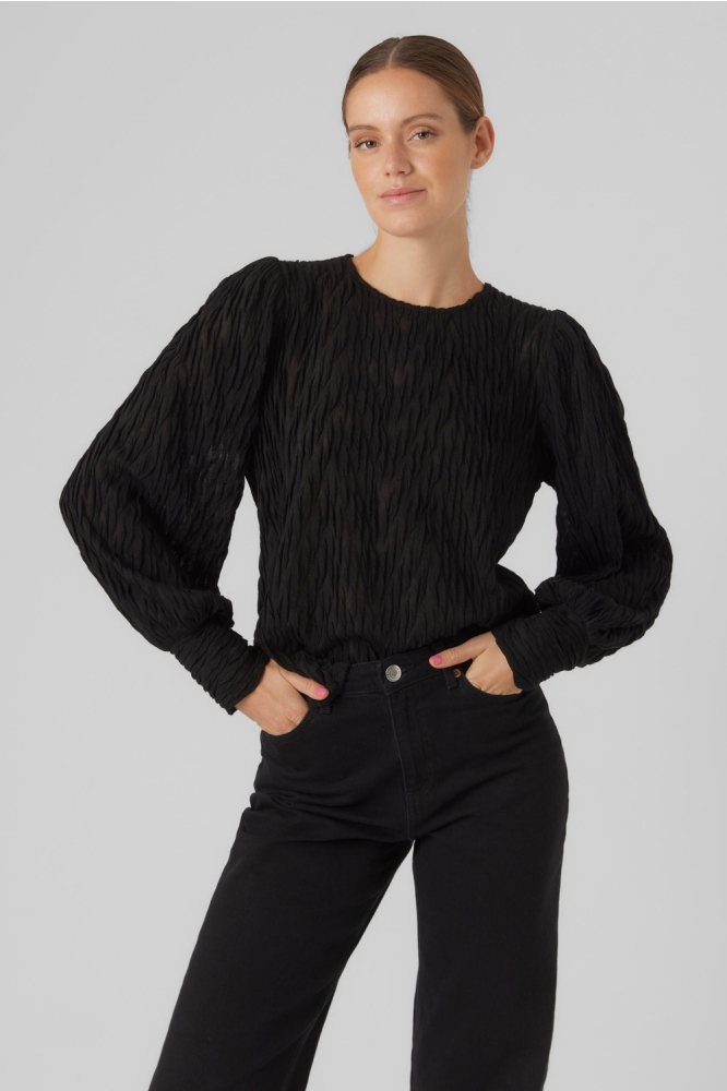 VMMAIA LS TOP JRS 10292678 BLACK