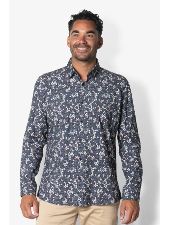 Twinlife Overhemd MEN SHIRT SMALL ART TW34201 565 DRESS BLUES