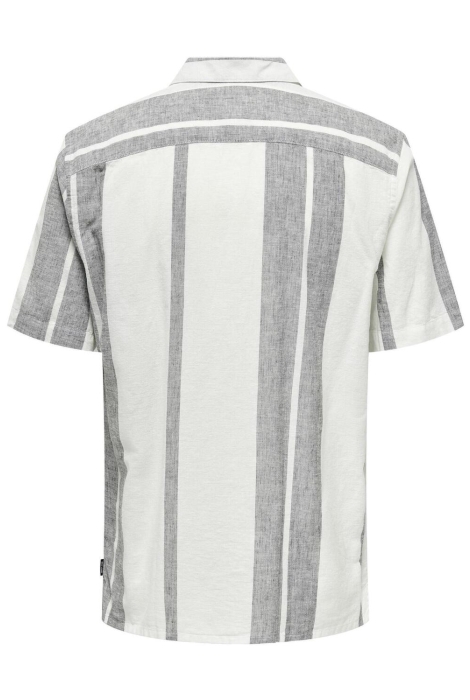 Only & Sons onscaiden ss stripe linen resort no