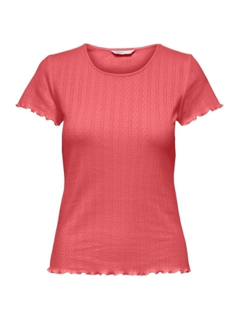 Only T-shirt ONLCARLOTTA S/S TOP JRS NOOS 15256154 Rose of Sharon