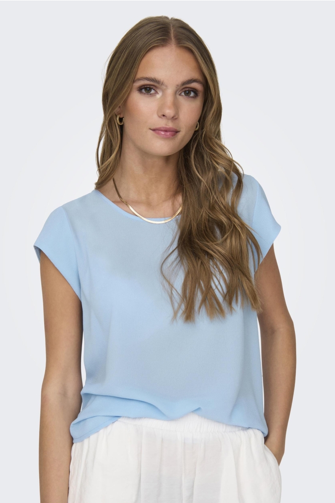 ONLVIC S/S SOLID TOP NOOS PTM 15142784 CLEAR SKY
