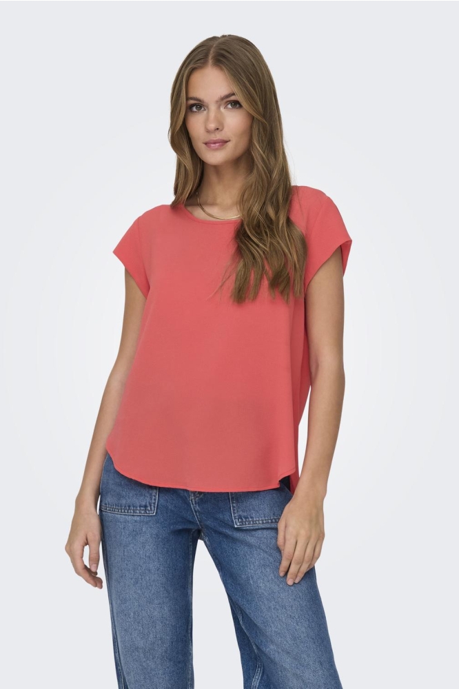 ONLVIC S/S SOLID TOP NOOS PTM 15142784 CAYENNE