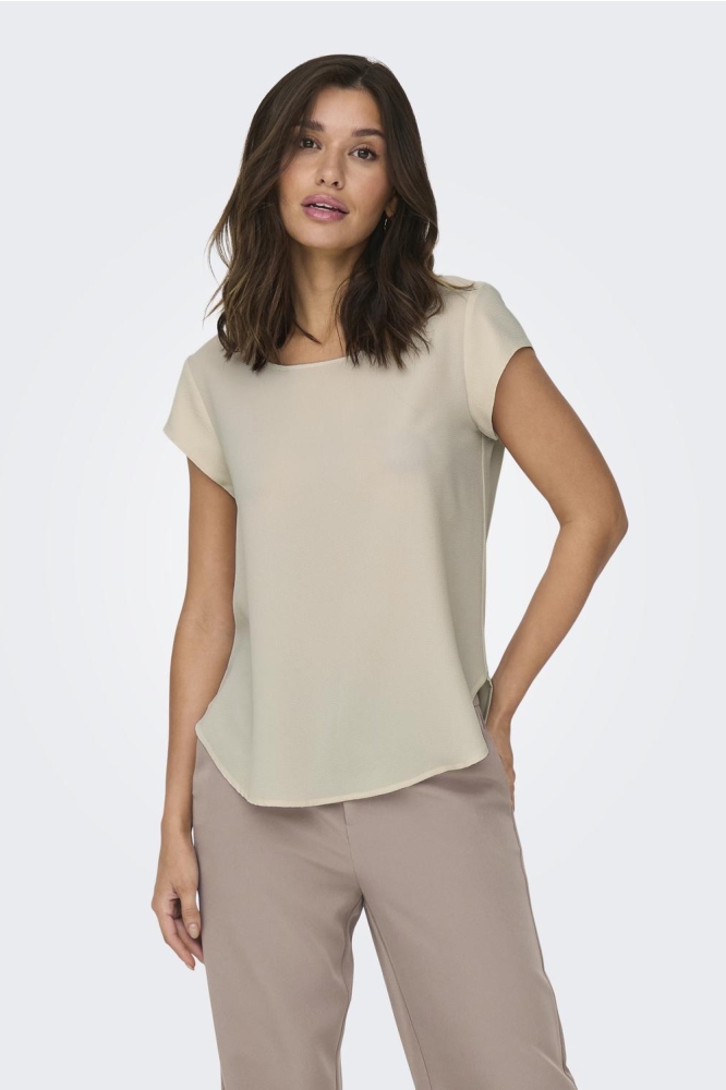 ONLVIC S/S SOLID TOP NOOS PTM 15142784 Moonbeam