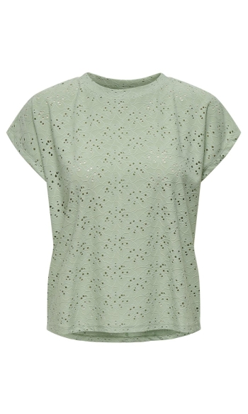 ONLSMILLA S/S TOP JRS NOOS 15231005 FROSTY GREEN