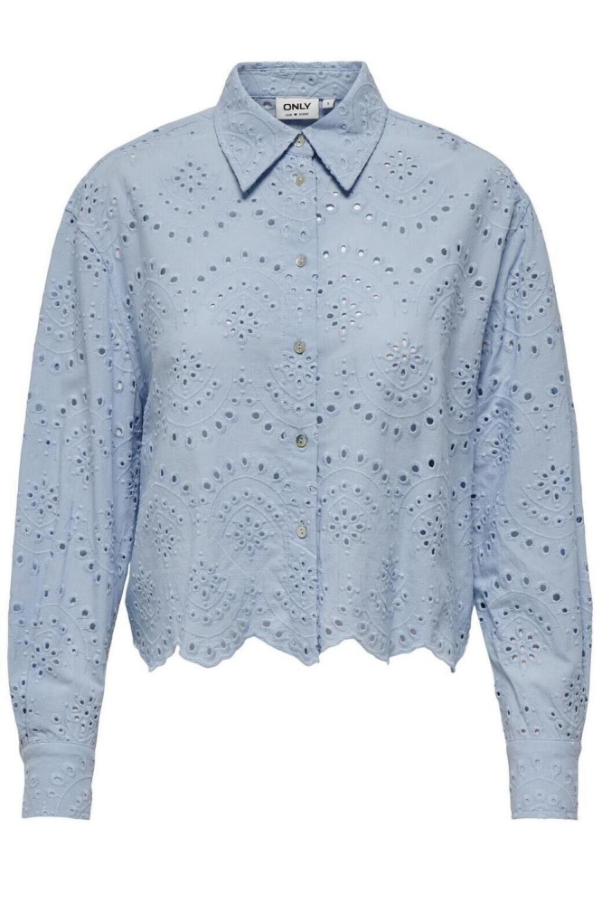 ONLVALAIS L/S SHIRT WVN NOOS 15269568 CASHMERE BLUE