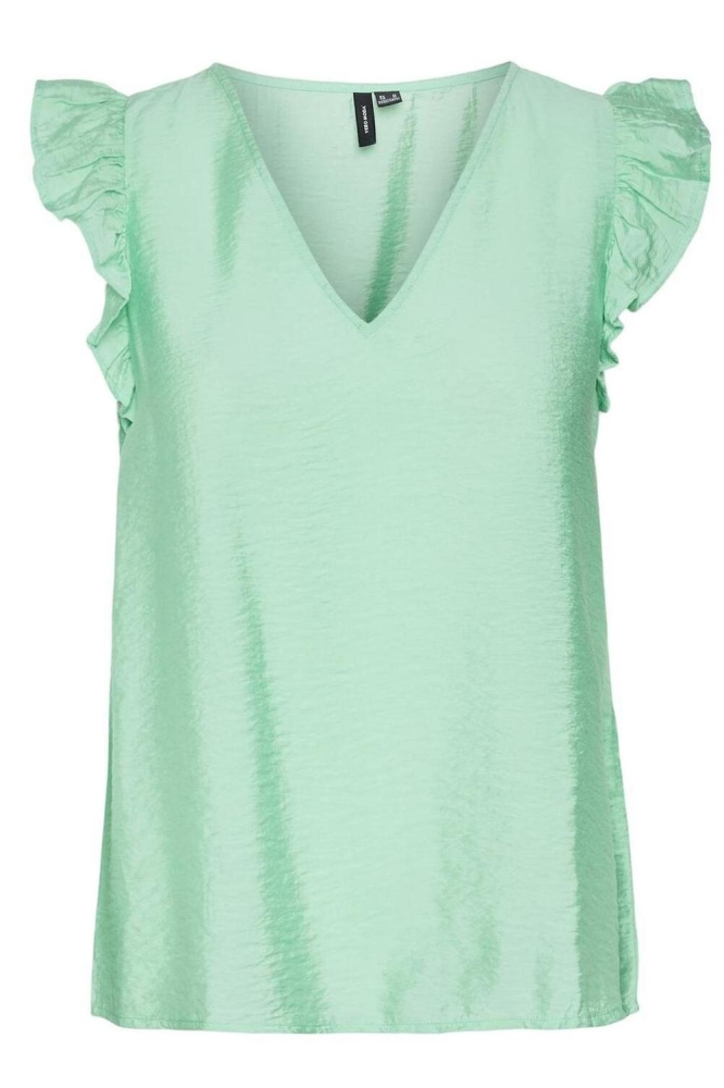 VMJOSIE SL V-NECK TOP WVN GA 10303762 KATYDID