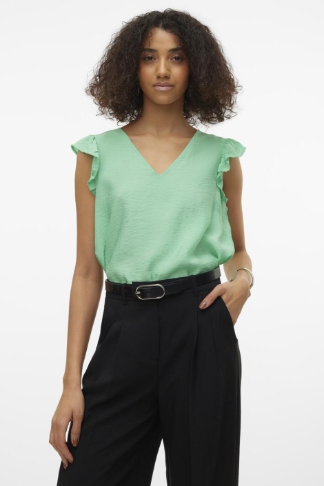Vero Moda vmjosie sl v-neck top wvn ga
