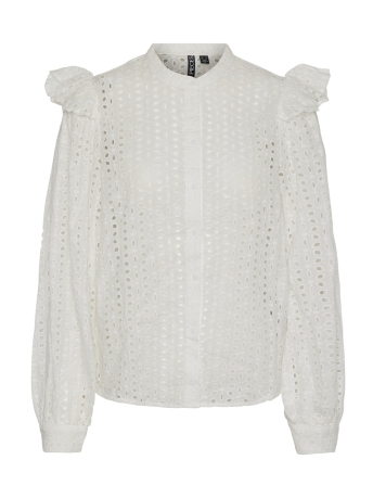 Pieces Blouse PCMAISY LS SHIRT D2D 17148745 BRIGHT WHITE