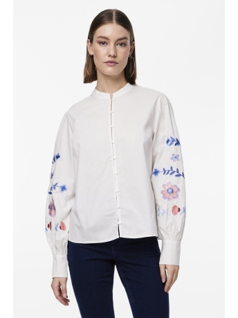 Pieces Blouse PCNANNA LS SHIRT D2D 17151076 Cloud Cream