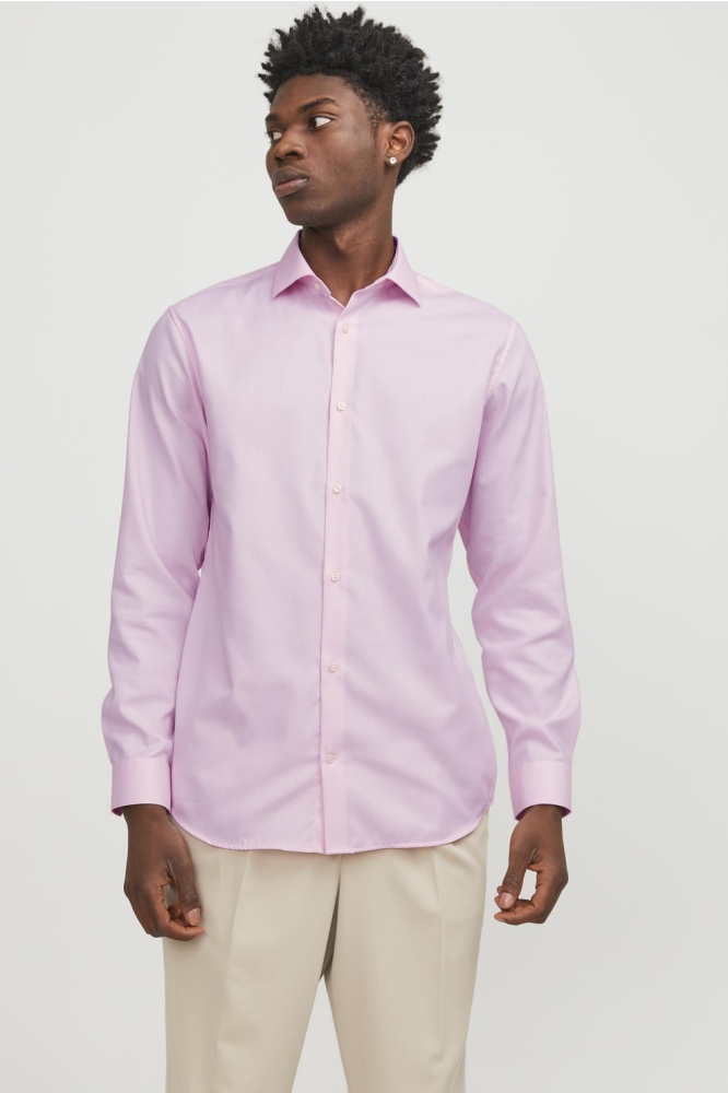 JPRBLAPARKER SHIRT L/S NOOS 12227385 Pink Nectar