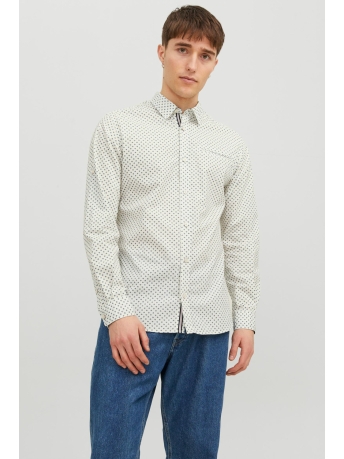 Jack & Jones Overhemd JJEREMY DETAIL SHIRT LS NOOS 12235969 Cloud Dancer