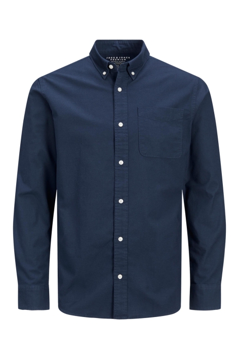 Jack & Jones blauwe heren overhemd | Vooraanzicht