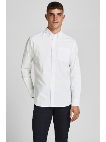 Jack & Jones Overhemd JPRBROOK OXFORD SHIRT L/S NOOS 12192150 White