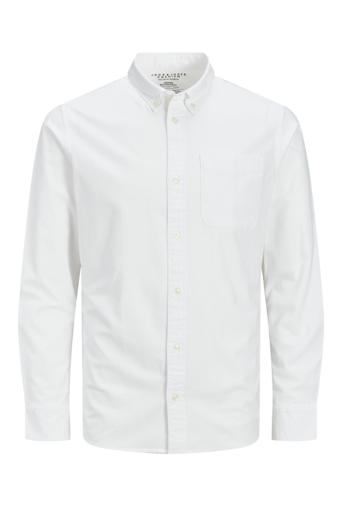 JPRBROOK OXFORD SHIRT L/S NOOS 12192150 White