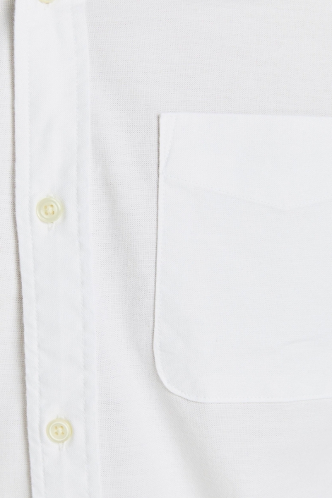 Jack & Jones witte heren overhemd | Close up