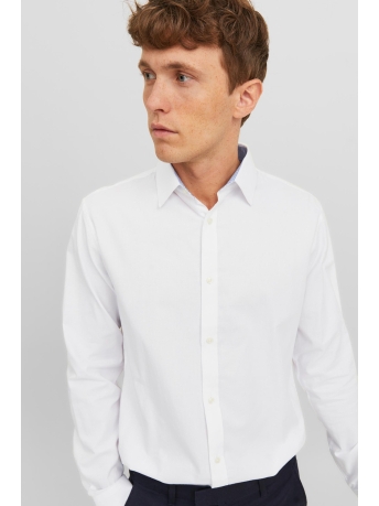 Jack & Jones Overhemd JPRBLABELFAST SHIRT L/S SN 12239027 White