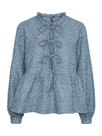 Pieces Blouse PCNIBE LS TOP D2D 17149864 FADED DENIM