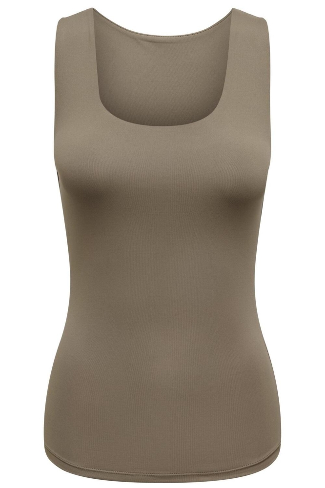 Only bruine dames top | Vooraanzicht