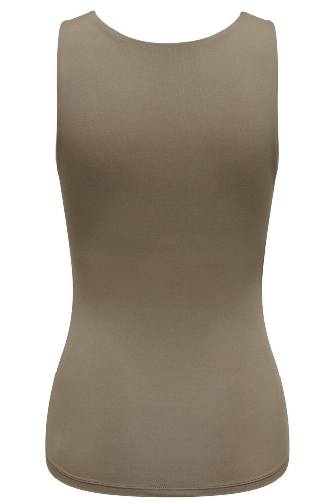 Only bruine dames top | Achteraanzicht