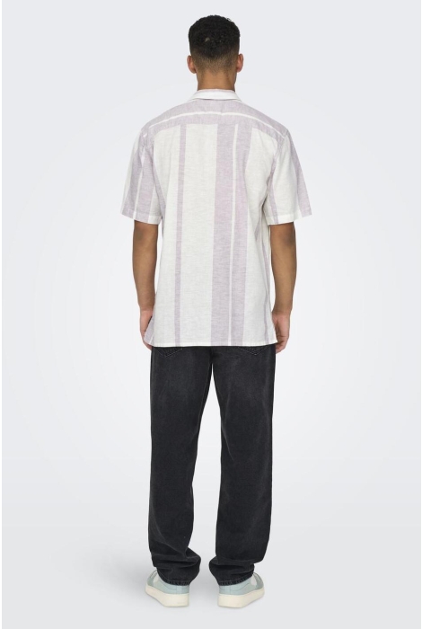 Only & Sons onscaiden ss stripe linen resort no