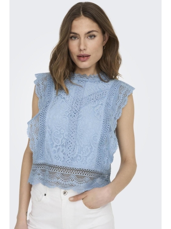 Only Top ONLKARO S/L LACE TOP NOOS WVN 15204604 Cashmere Blue