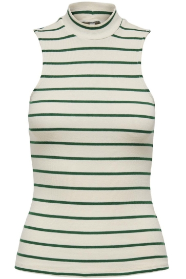 Only Top ONLNESSA S/L HIGHNECK RIB TOP JRS 15319666 CLOUD DANCER/AVENTURINE