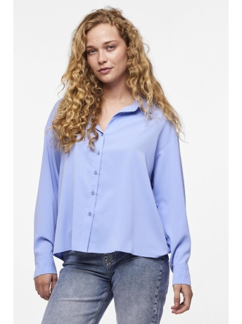 Pieces Blouse PCFRANAN LS SHIRT NOOS BC 17146430 Hydrangea