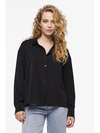 Pieces Blouse PCFRANAN LS SHIRT NOOS BC 17146430 Black