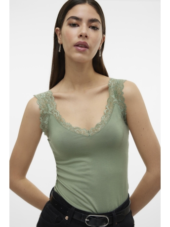 Vero Moda Top VMROSA SL TOP GA JRS NOOS 10287348 HEDGE GREEN