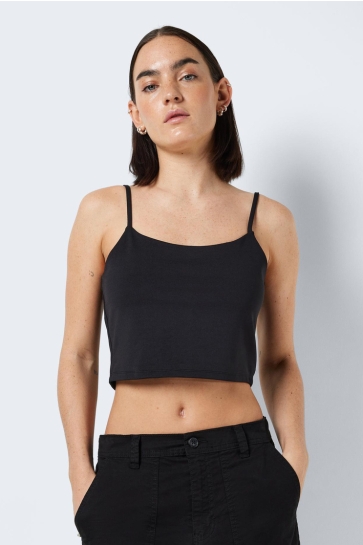 Noisy may Top NMTERESA CROPPED S/L TOP NOOS 27021450 Black