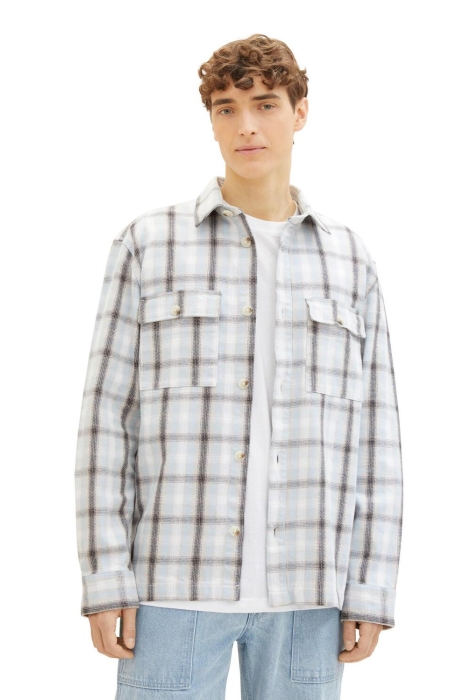 Tom Tailor checked twill overshirt