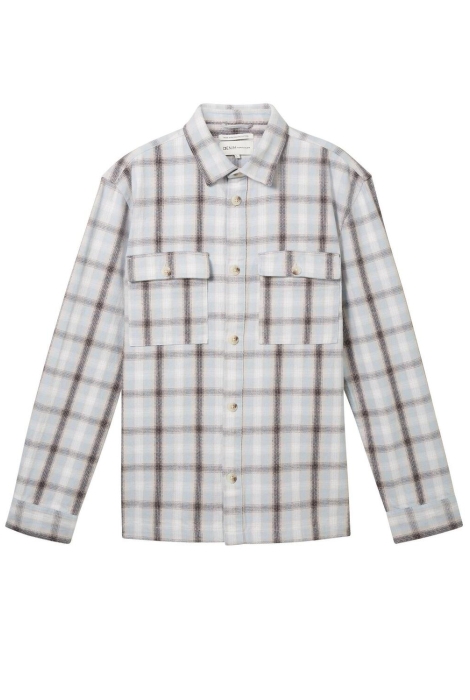 Tom Tailor checked twill overshirt