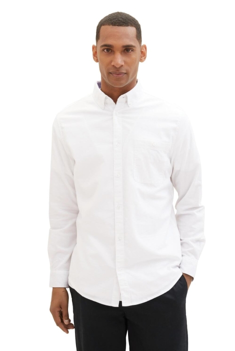 Tom Tailor fitted stretch oxford shirt