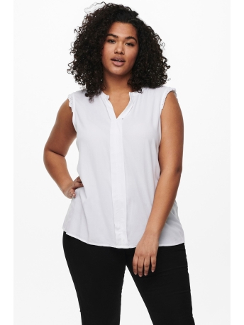 Only Carmakoma Top CARMUMI SL TOP WVN NOOS 15187018 White