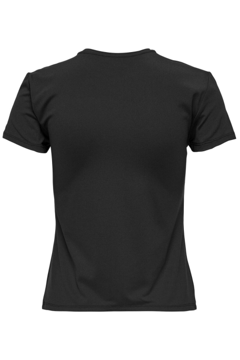Only zwarte dames t-shirt | Achteraanzicht