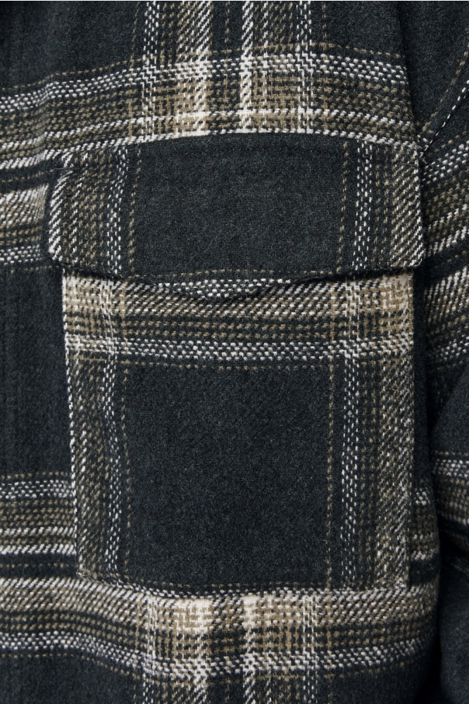 Jack & Jones zwarte heren overhemd | Close up